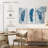Kerner Blue Feathers On Wood-108145048