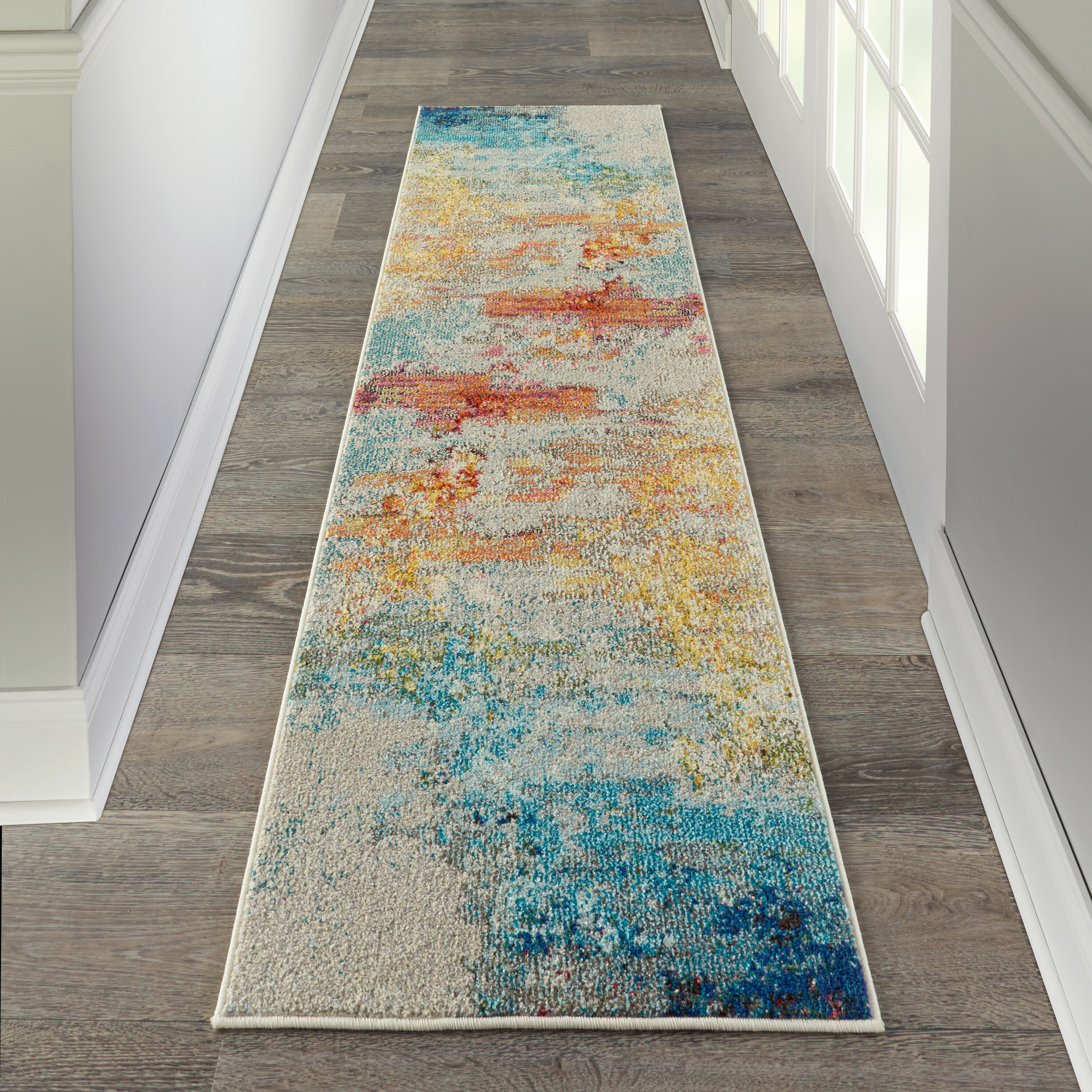 Rickert Abstract Area Rug Williston Forge Rug Size: Rectangle 6'7 x 9'6