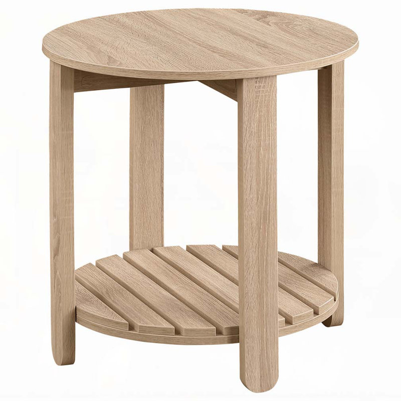 Table de bout en bois d'ingénierie Altos