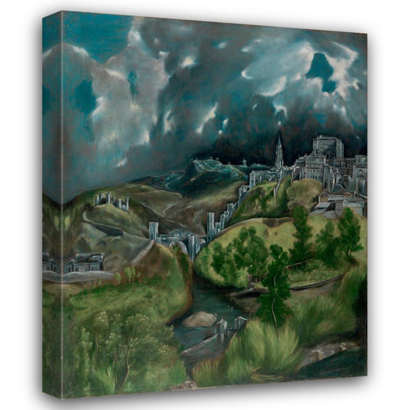 Vue de Tolède, H 46 po x l 36 po