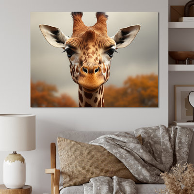 «Kristyle Giraffe Gentle Portrait», reproduction