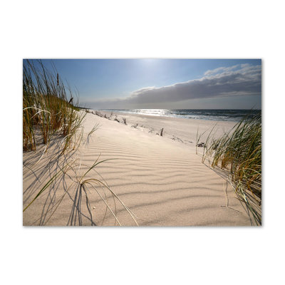 Mrzeżyno Beach - Wrapped Canvas Print