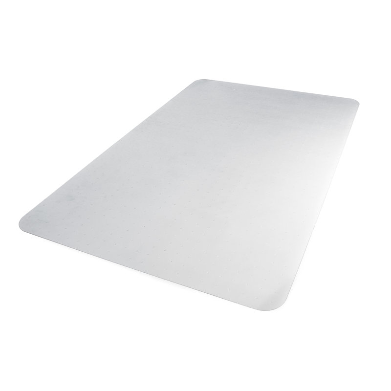 BioPlus Polycarbonate Chair Mat for Low-Medium Pile Carpets, 75cm W x 118.5cm D