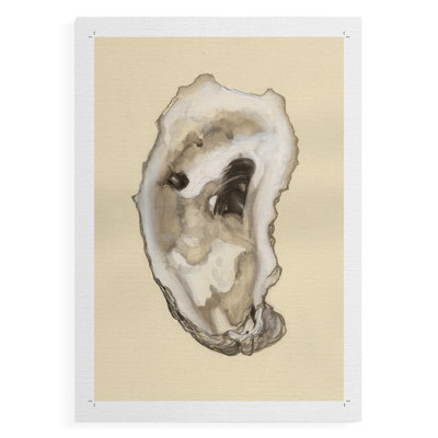 Sepia-toned Oysters II -Canvas Print Only - NOT FRAMED