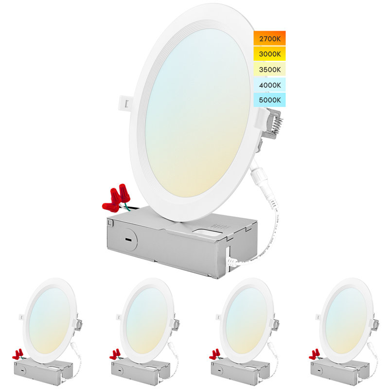 Ensemble d'éclairage encastré 8 "Ultra Slim