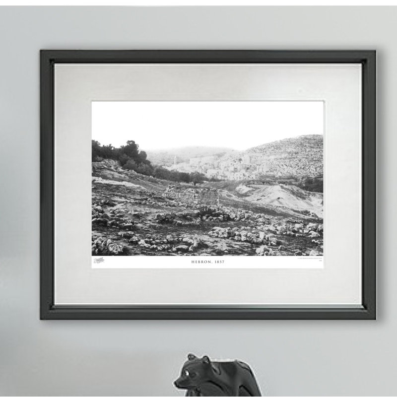Hebron, 1857 - Single Picture Frame Print, 40cm H x 50cm W x 2.3cm D