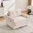 36.3" Chenille Rotatable Upholstered Sofa Chair With Side Pockets-905065906