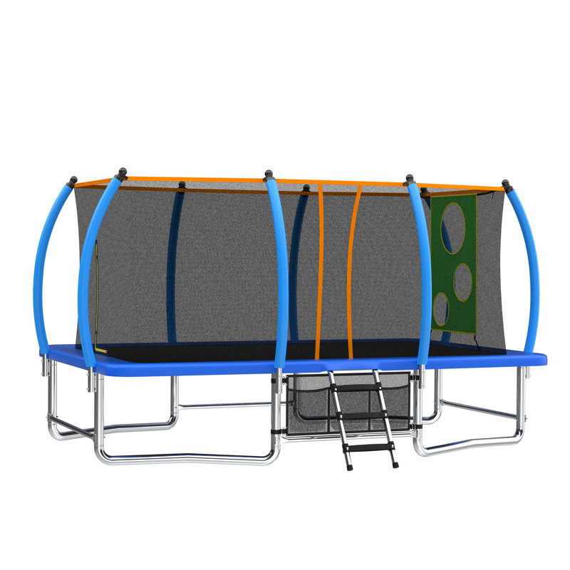 Longue trampoline rectangulaire extérieure pour adultes 8X14FT