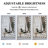 Hollywood Full Length Mirror With 3 Color Modes Touch Control Lighted For Dressing Room, Bedroom, Hotel-2044494555-2039267475