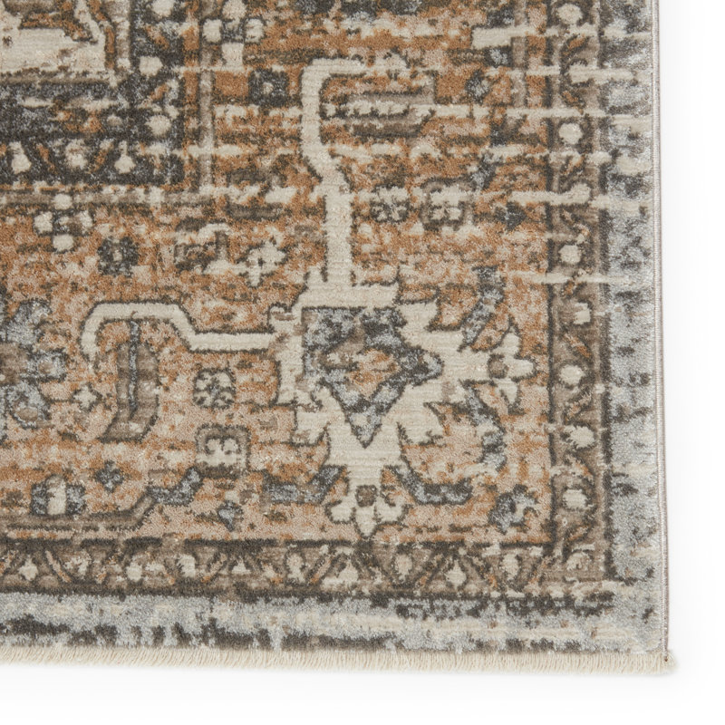 Tapis brun clair Varasteh, Tapis de couloir 3 pi x 8 pi