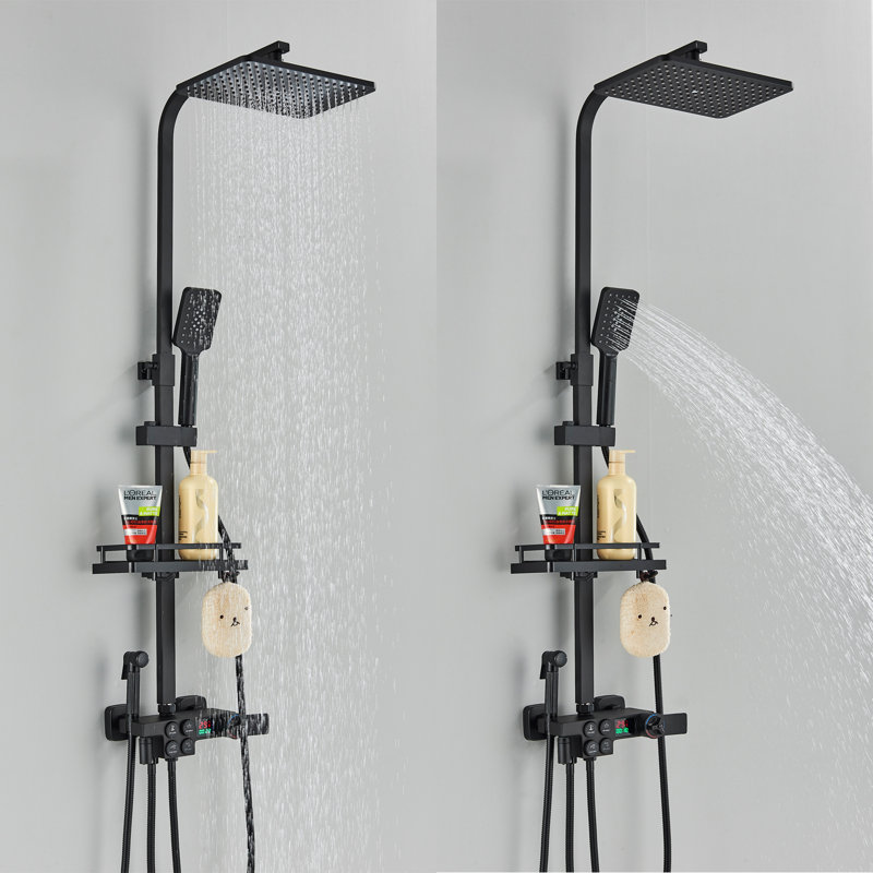 Robinet de douche, Noir