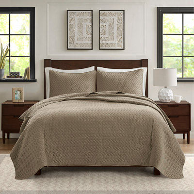Ensemble de courtepointe surdimensionnée 3 pièces Luxurious