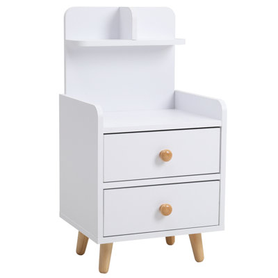 Zeno 36.5cm W Particle Board / Chipboard Bedside Table