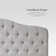Laperle Button Tufted Upholstered Headboard
