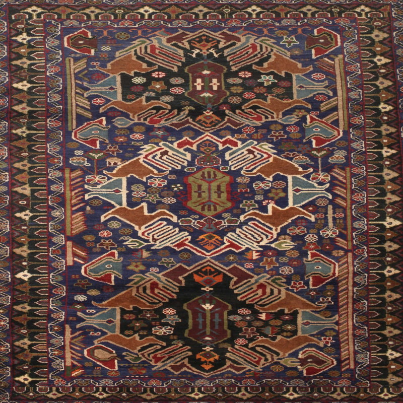 Southwestern Indoor Rug, Round 4'