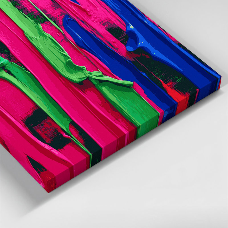 Art abstrait sur toile abstrait 55, H 12 po x l 12 po