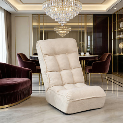 Canapé simple inclinable, fauteuil de balcon Tatami japonais paresseux, canapé de loisirs réglable pour le confort et la détente