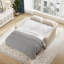 Canapé-lit inclinable en lin Modern-1731996360