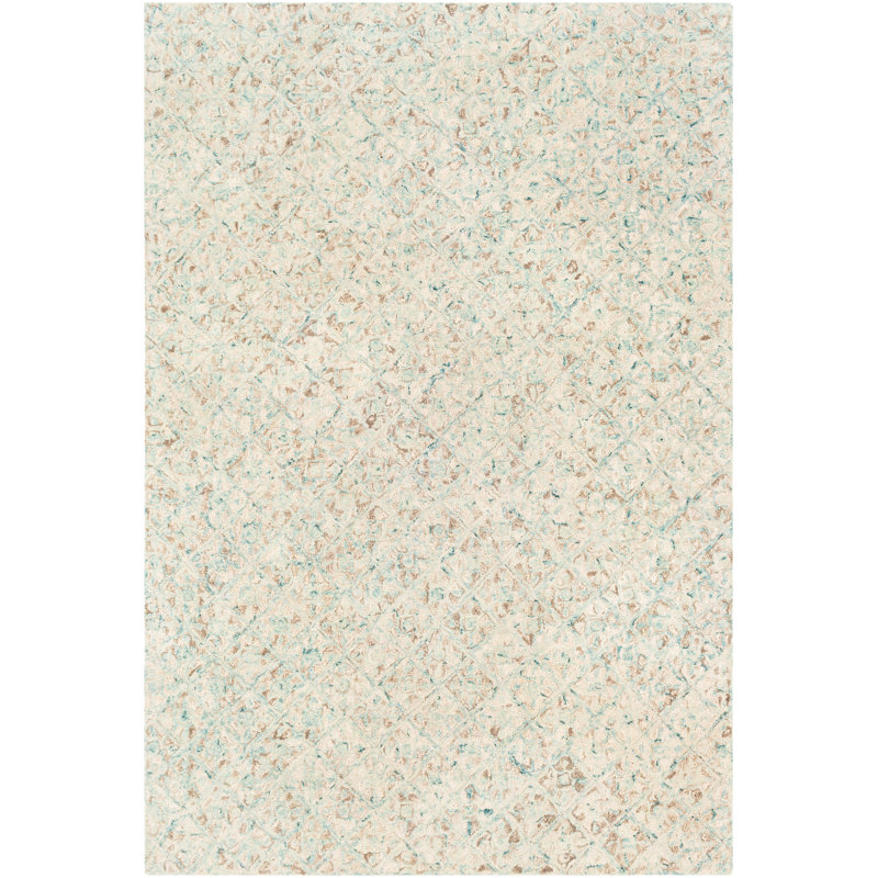 Avon Hand Tufted Wool Area Rug, Rectangle 2' x 3'