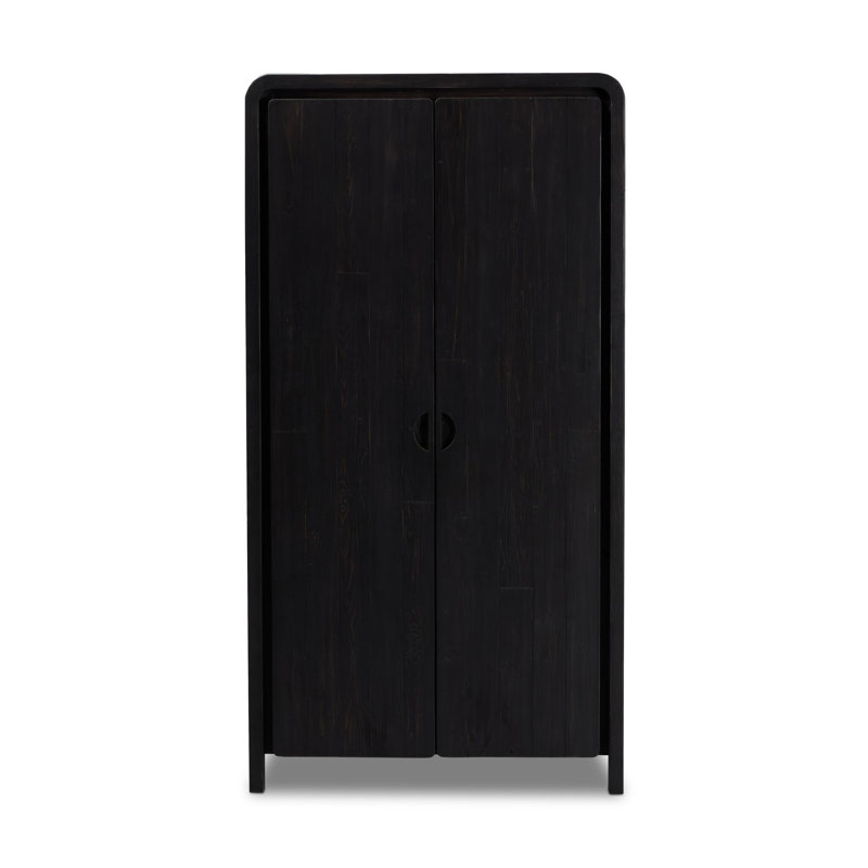 Nedra Armoire, Black Reclaimed