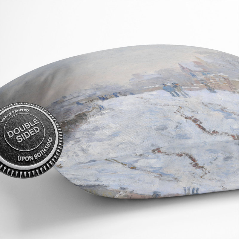 Snow at Argenteuil Scatter Cushion, 40cm H x 40cm W x 15cm D