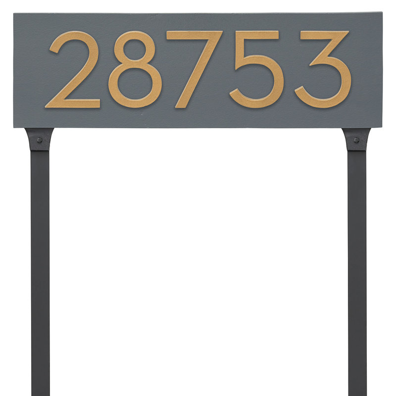Rectangle pour pelouse, Gris/doré, Oui
