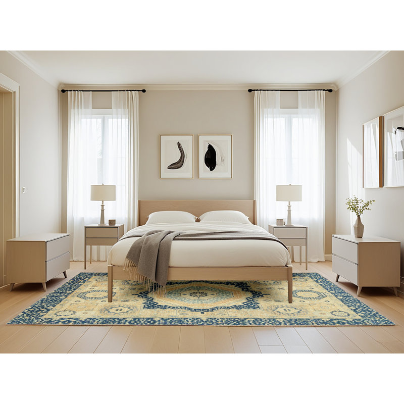 Abstract Indoor Rug, Rectangle 5' x 8'