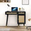 Bureau de coiffeuse avec tiroirs et rangement Rautiola