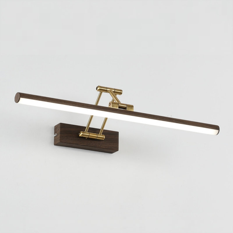 Luminaire pour meuble-lavabo en bois