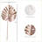 41in. Artificial Rose Gold Monstera Stems, Set of 3