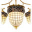 Lustre géométrique à 5 lumières Heier