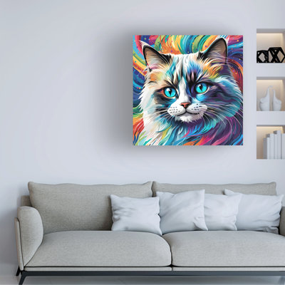 Art sur toile «Roulette Tina Lavoie Glamour Girl Ragdoll»