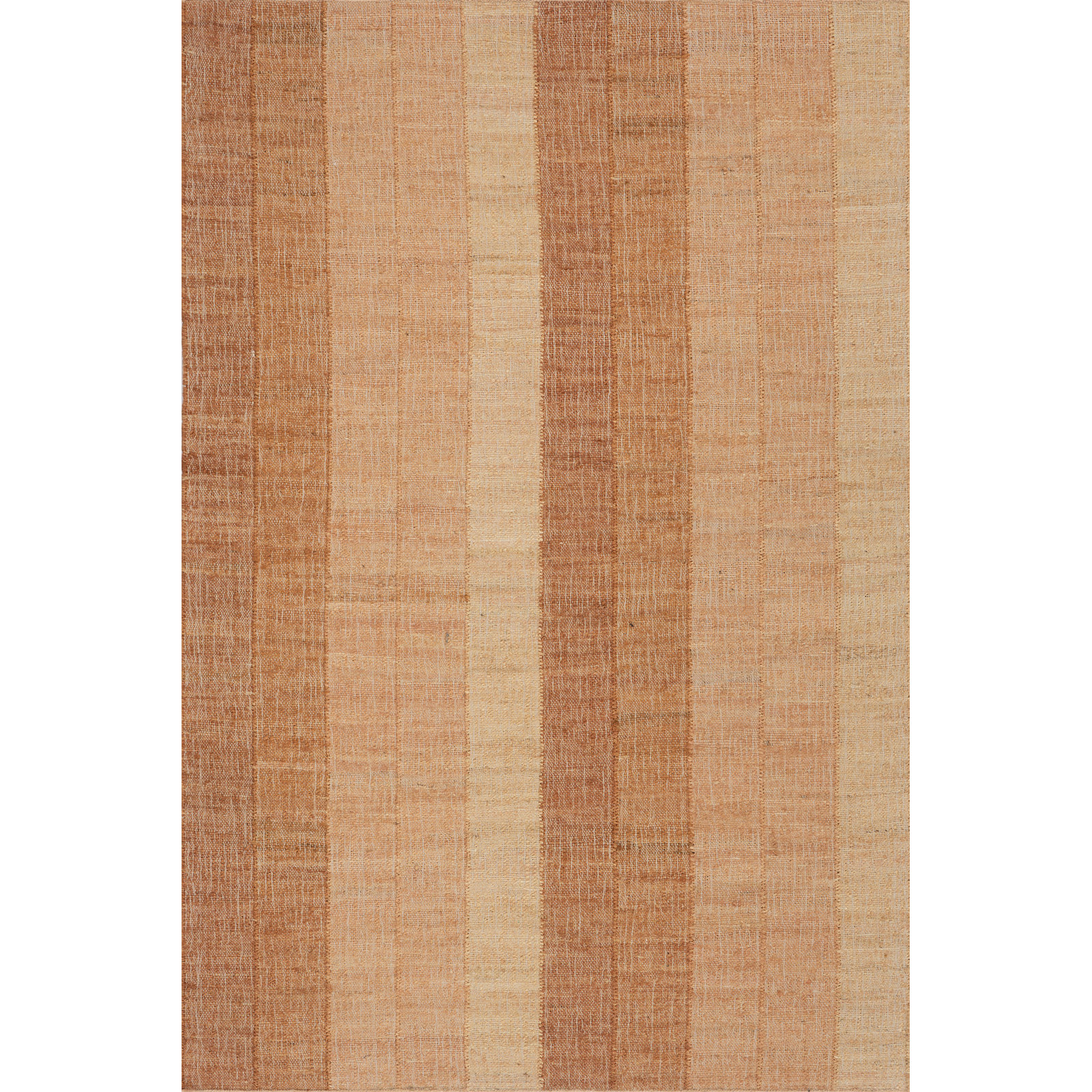Tayo Hand-Woven Striped Jute Rug, Rectangle 2' x 3'