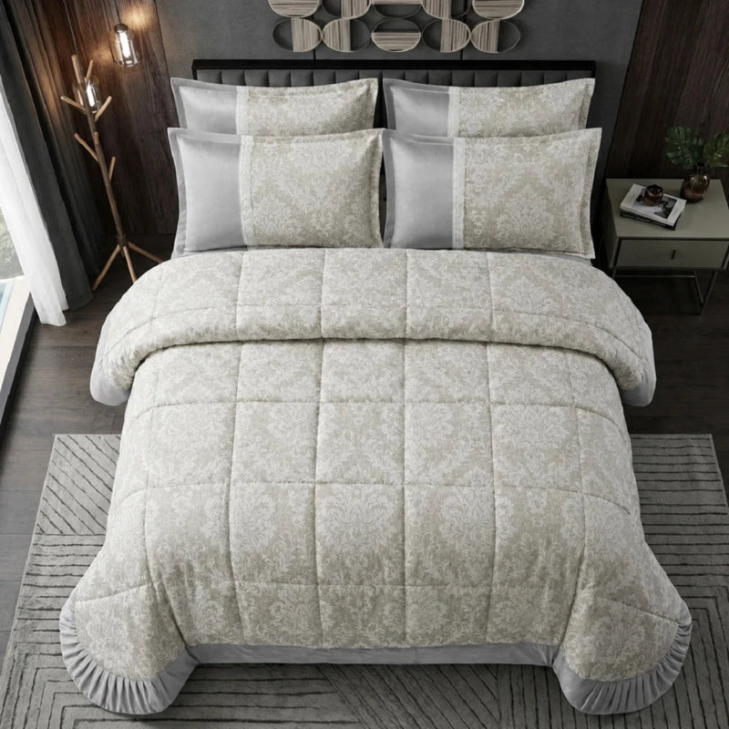 Bedspread Charm Double Beige, 250x250 cm, Mink