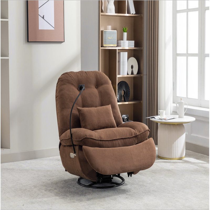 Power Recliner Swivel Glider USB Charger With Bluetooth Music Player Different Function Sleep Working Game And Leisure Model