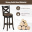 Tabouret de comptoir pivotant 26 po Bronty-708602199-689538039