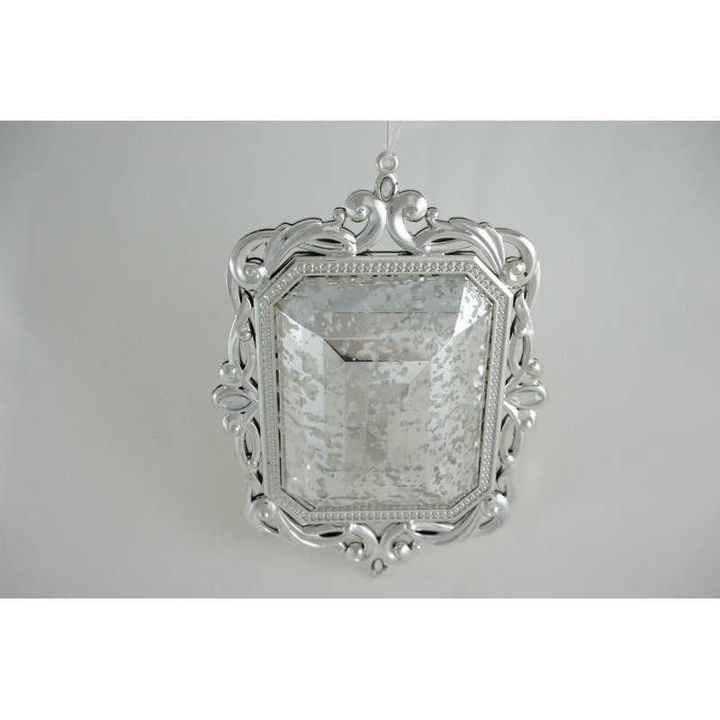 Ornement en verre de mercure hexagonal en forme de noël