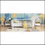 Lit plateforme simple en bois pour enfants, lit simple en bois à profil bas avec rails pour filles et garçons, blanc
