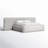 Modern Upholstered Panel Bed