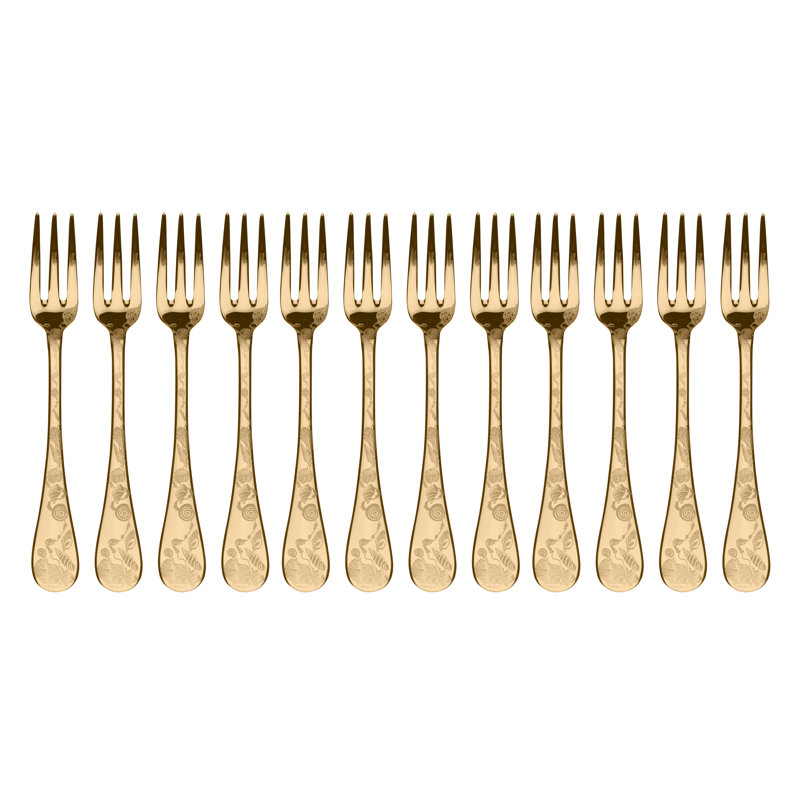 Fourchette de service Venere - 12 pièces, Doré