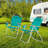 Green Aluminum Beach Chair-1781390479