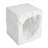 Outdoor Patio Karst Cave Inspired MGO Side Table, White