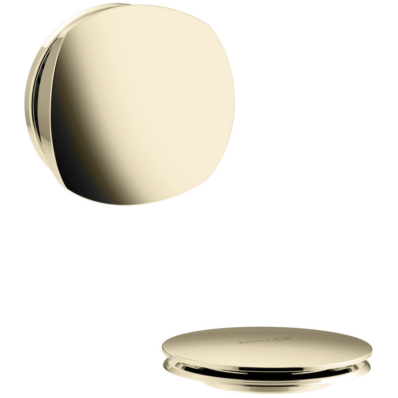PureFlo Drain Stopper Tub Drain, Vibrant French Gold