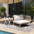 Beige Cushion/Natural Frame selected