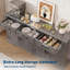 Buffet 66 po Modern Farmhouse, 3 tiroirs en relief et 4 portes, grand rangement pour café, salle à manger et salon-130117158
