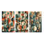 «Mid Century Artistic Transformations», 3 pièces sur toile-810558708-810558699
