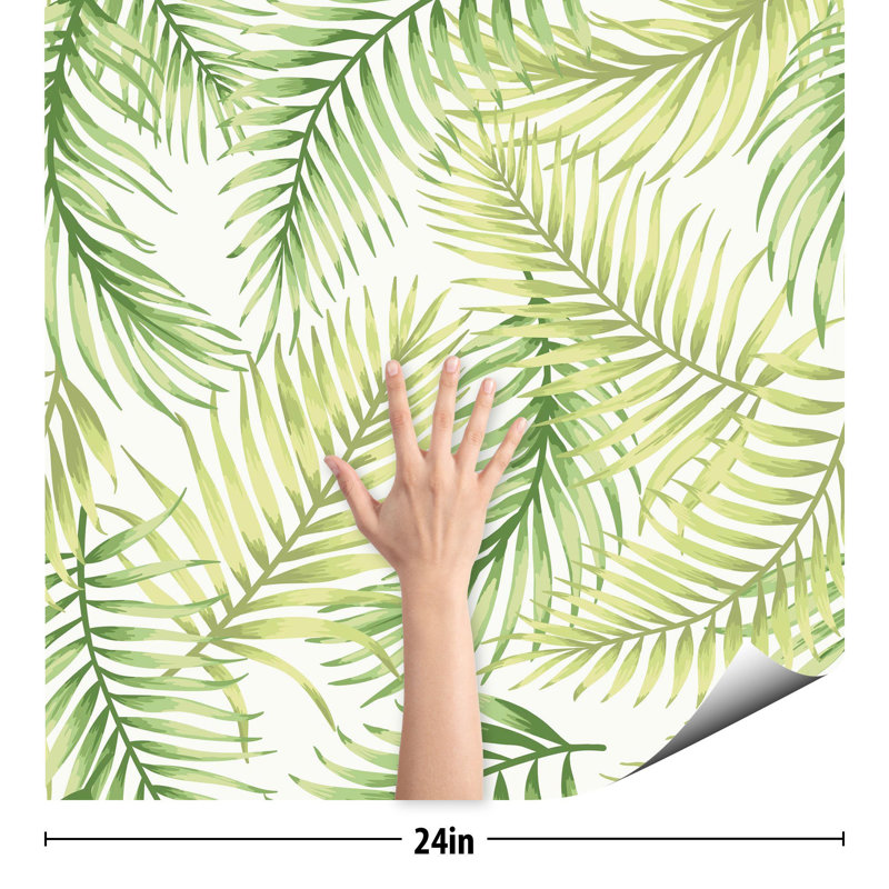 Peel & Stick Floral Tile, 102" L x 24" W