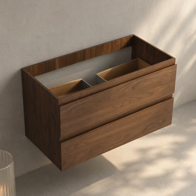 Wall Mounted Single Bathroom Vanity Base Only