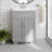 Captain's Double-Door Bathroom Vanity With 24-Inch Sink, Quick-Assembly Cabinet, Available In White And Gray.