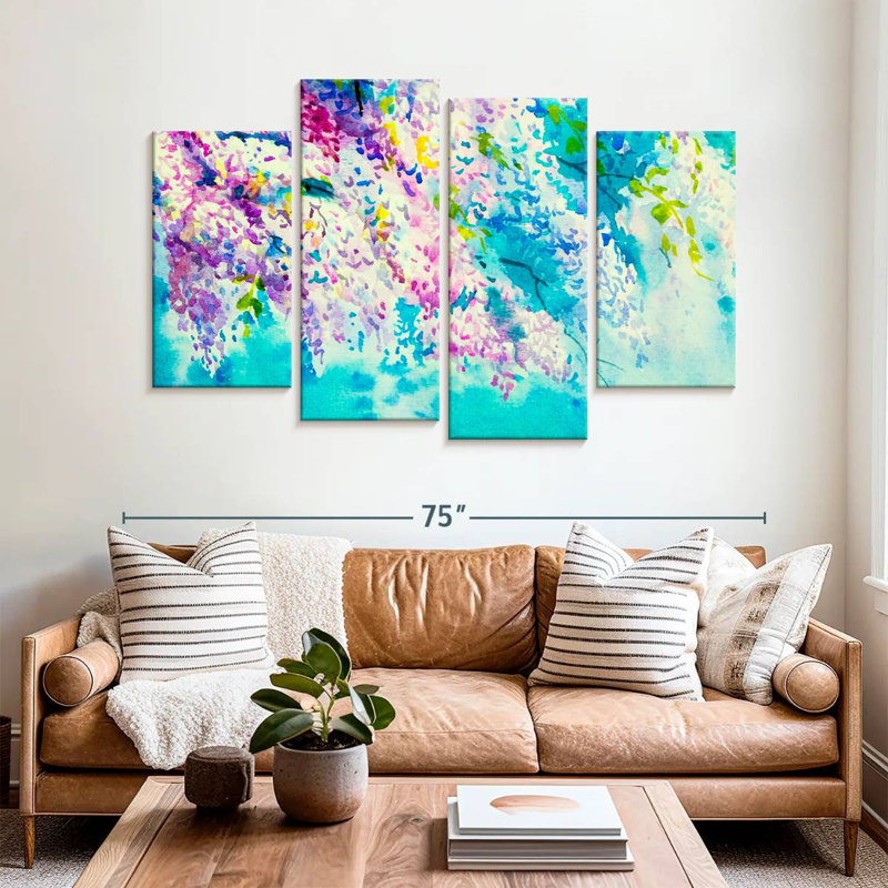 Harnek Wisteria Flowers, H 42 po x l 68 po